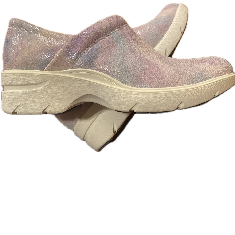 Women’s Nurse Mates Align Indya clog multi pastel orthotic slip resistant 9 - Picture 8 of 9